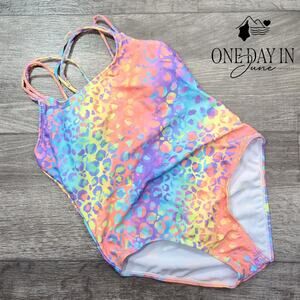 Charmo Strappy Back One Piece Swimsuit Size 9Y